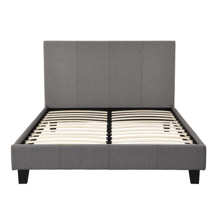 chester double bed - grey fabric (2)
