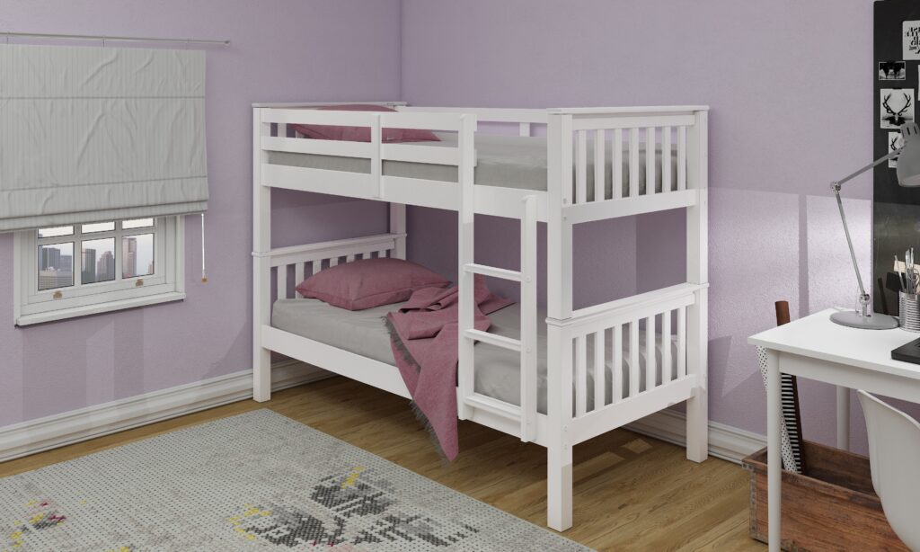 Mission Bunk Bed White