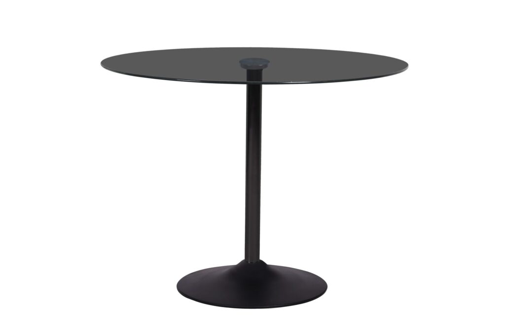 Scarlet Round Smoked Glass Table