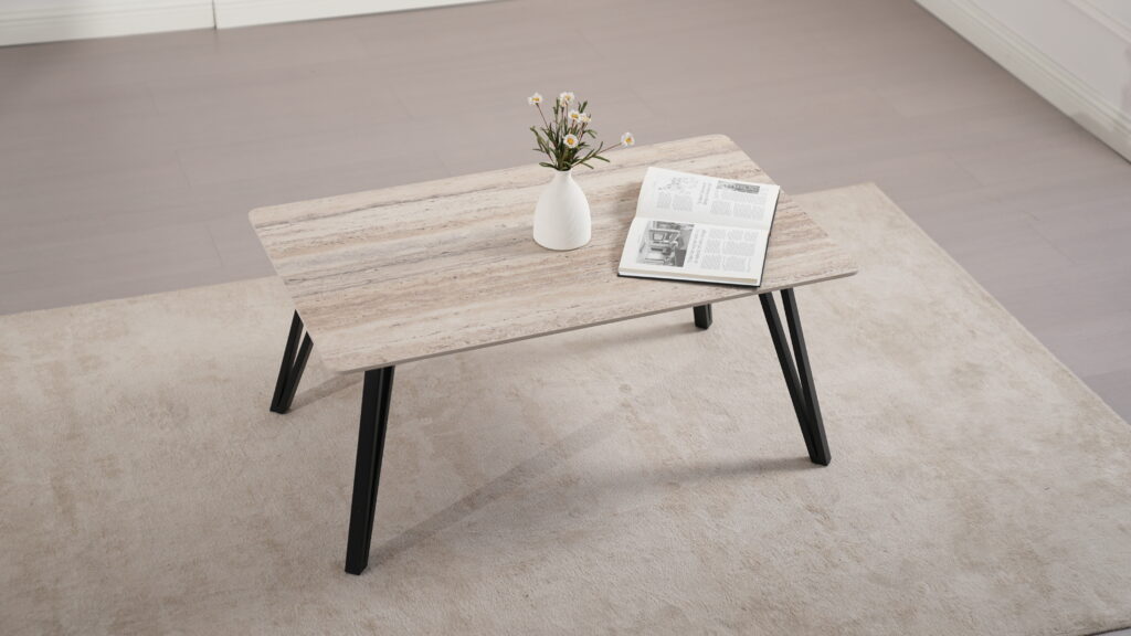 Lincoln Travertine Coffee Table